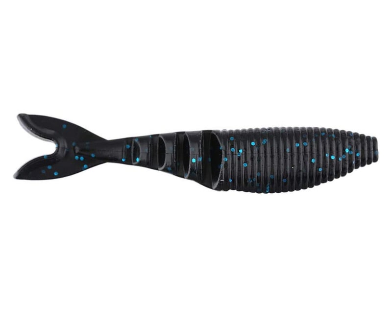 Yamamoto Gary Yamamoto 134-06-021 Zako Swimbait Artificial Fishing Bait, Black with Blue Flake - Image 2